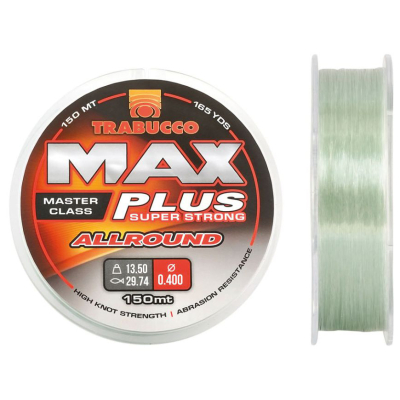 Леска Trabucco Max Plus Allround, Clear Light Green 150m - 0.35mm 10.50kg