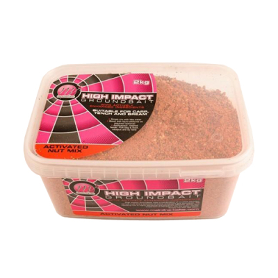 Прикормка Mainline High Impact Groundbait 2кг Active Nut Mix  (ореховый микс)