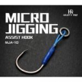 Крючки Ассист Hearty Rise Micro Jigging Assist Hook SS MJA-10