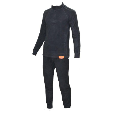 Комплект термобелья Woodland ThermoLine ZIP (чёрный) р. XL
