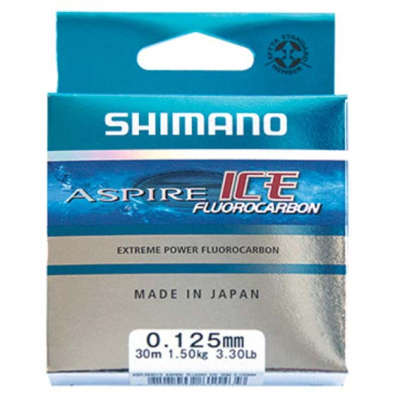 Леска зимняя Shimano Aspire Ice Fluorocarbon 30м 0,255мм