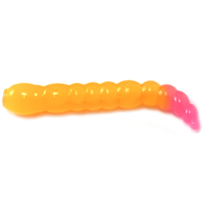 Силиконовая приманка Boroda Baits Kora Buba цвет Оранжевый/Ярко-розовый, 8 шт./уп.