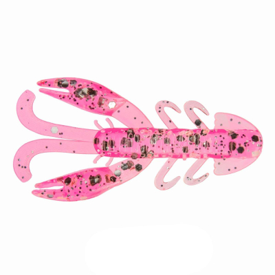 Силиконовая приманка Рак Helios Omar 2,05"/5,2 см Silver Sparkles & Pink 15шт. (HS-24-035)