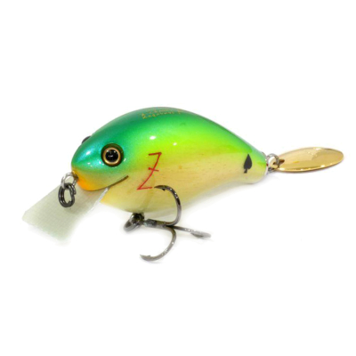 Воблер Megabass Z-Crank Jr Viblash Red цв. natural green