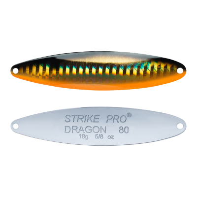 Блесна колеблющаяся Strike Pro Dragon Double 80M двойник-незацепляйка, 18.0гр, 8.0см ST-07FD #613-713