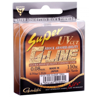 Леска Gamakatsu Super G-Line Neo Clear 0,10mm 150m