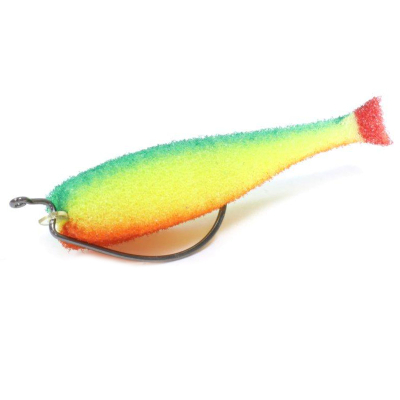 Поролоновая рыбка Lex Classic Fish 12 OF2 YGROR (желтое тело/зеленая спина/оранжевое брюхо)