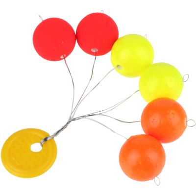 Стопоры Mikado Trout Campione Float Balls д.15мм ( 6шт.) пенопл., круглые (Арт.ATC-S02-15)