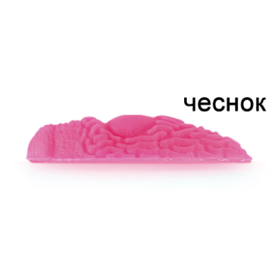 Силиконовая приманка Ojas Slizi SW33, Pink (fluo), 12шт/банка, аромат Чеснок