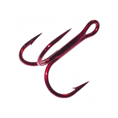 Крючок тройник Daiichi Peacock Bass 7x Red 3 pcs №4/0