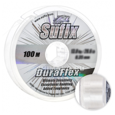 Леска Sufix Duraflex x10 Clear 100м 0.22мм