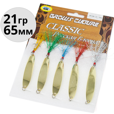 Приманка Grows Culture KACTMACTEP 6018A 21g цв. # gold 5шт/уп