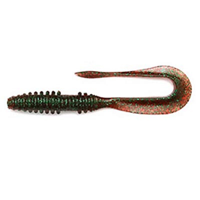 Приманка силиконовая Keitech Mad Wag Mini 3.5" #302 Plum Green FLK.