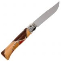 Нож складной Opinel №8 VRI Luxury Tradition Chaperon в подарочной упаковке (нержавеющая сталь)