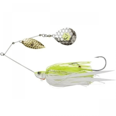 Спиннербейт Savage Gear Da-Bush 140 Sinking цв. Yellow White Silver