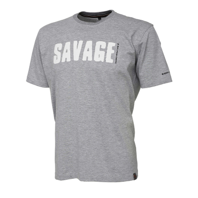 Футболка Savage Gear Simply Savage Light Grey M 59144