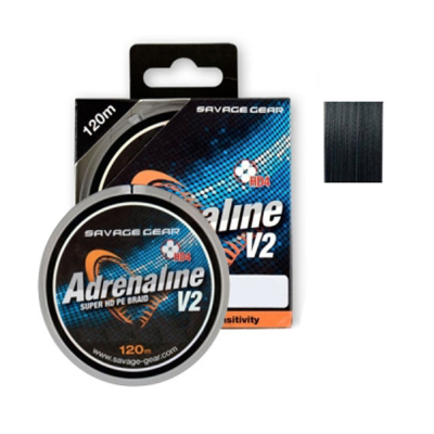 Шнур Savagear HD4 Adrenaline V2 120m 0.33 27kg Grey 55293