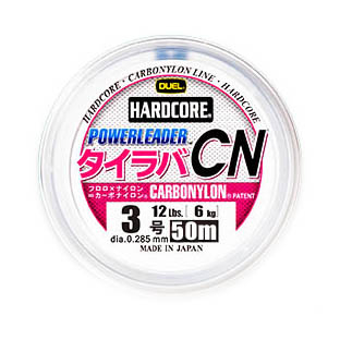Леска Duel H3337 Hardcore Powerleader CN Carbonylon 50m 150Lbs/68Kg (1.050mm)