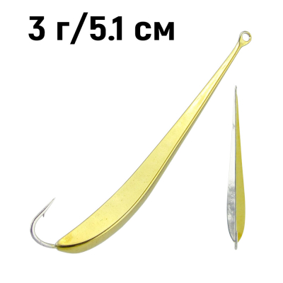 Блесна RB Optima 3гр.-04, 51mm (впаянный крючок)