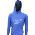Футболка с длинным рукавом и капюшоном Hearty Rise HE-9019 UV30+ Pale Blue р-р 3XL
