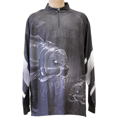 Футболка с длинным рукавом Okuma Carp Jersey р.XL