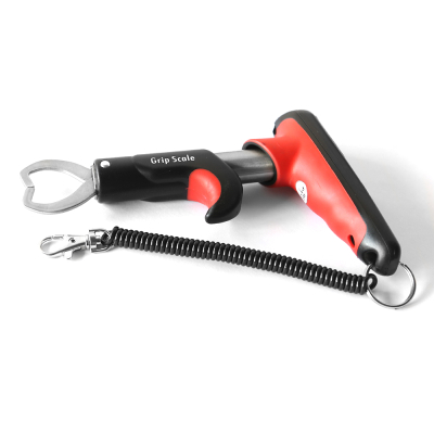 Захват для рыбы Yoshi Onyx Professional Fish Gripper с цифровыми весами, 25 кг, черно-красный