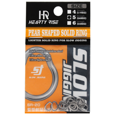 Соединительные кольца Hearty Rise Slow Jigging Форма Груша SR-20-5