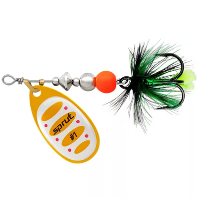 Блесна вращающаяся Sprut Alba Ball System Spinner #2 (5,5g/OS)