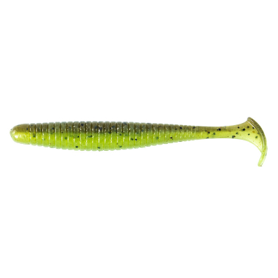 Мягкие приманки Noike Smokin' Swimmer 4" #131-Greenpumpkin/ChartDark Red