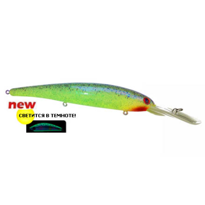Воблер Bandit Walleye Deep цв. Green/Black Spatter G01