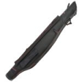 Чехол жесткий SHAMAN 7000 Feeder/Spinning с перегородкой, черный (красный логотип) (160 диаметр, 150 длина)