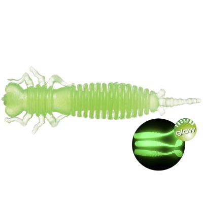 Силиконовая приманка Croxy Good Larva 3,5" цвет 07 (уп/6шт)