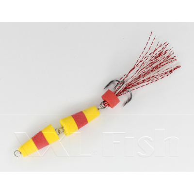 Приманка Мандула "Флажок" XXL Fish Модель 2 цв. ЖелтоКрасноЖелтый