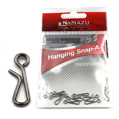 Застежка Namazu Hanging Snap-A, цвет BN, р. 4, test-17 кг (уп.5 шт)
