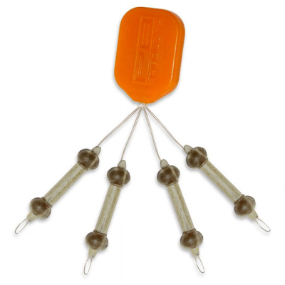 Набор для оснастки "Вертолет" PB Product Heli-Chod X-small Rubber&Beads Gravel (4шт) 21010