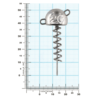 Мормыш Огрузка "Гриб Штопор" 40 мм, вес 26 гр (St-40-26)