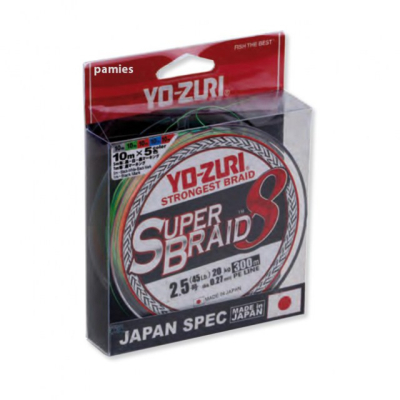 Шнур PE Yo-Zuri Super BR8 5C 300m R1286 1,2
