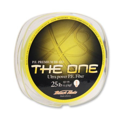 Леска плетеная Black Hole The One 150м 0,18мм (№1) - 8 нитей fluo O-18