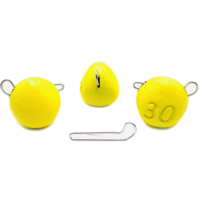 Груз UF Studio «КАПЛЯ» эксцентрик Жёлтый UV - 12 грамм (10 шт)