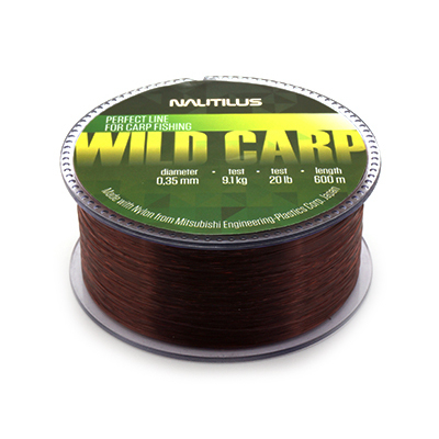 Леска Nautilus Wild Carp Brown Purple 600м d-0.33мм 8.2кг