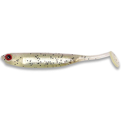 Силиконовая приманка Herakles Mirror Shad 3.2" цвет Ghost