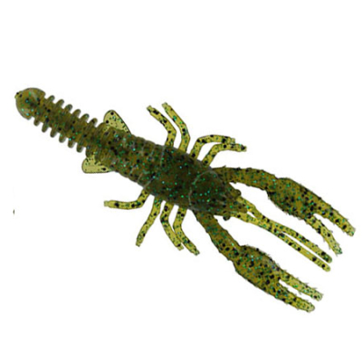 Мягкая приманка BBB Craw 3-17 Pumpkin Pepper Green