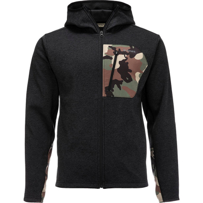 Толстовка Simms CX Hoody, Black Heather, XXL