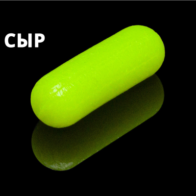Силиконовая приманка Soorex Pro Barrel 27x9mm цв. #104 Chartreuse Cheese 9pcs