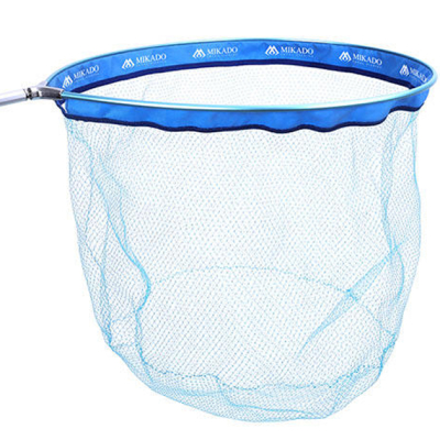 Подсачник спорт Mikado без ручки (60 х 50см, синий, яч.6мм) нейлон (Арт.S4-005-6050)