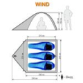 Палатка Maverick WIND трехместная