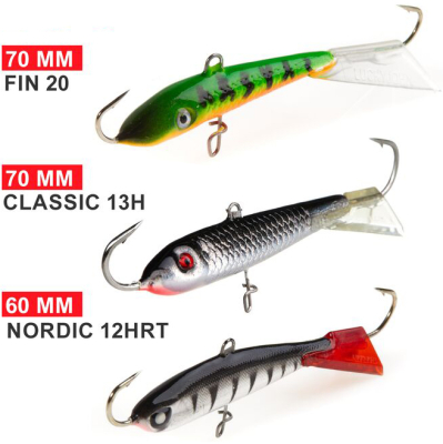 Балансиры Lucky John набор MIX щука 2 (3шт)