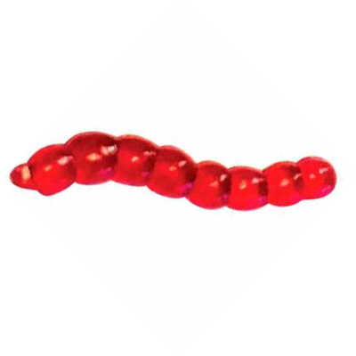 Мягкие приманки LureMax Blood Worm 0,5''/1см LSBW05B-019 Blood Red (банка)