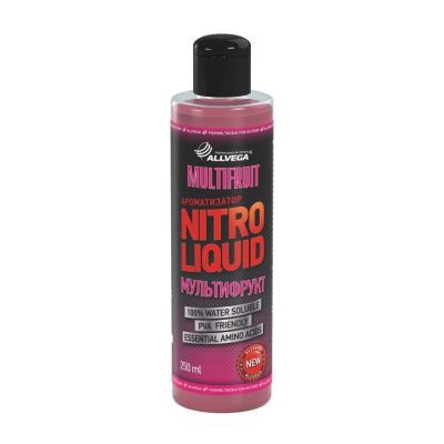 Ароматизатор жидкий Allvega "Nitro Liquid Multifruit" 250мл (МУЛЬТИФРУКТ)