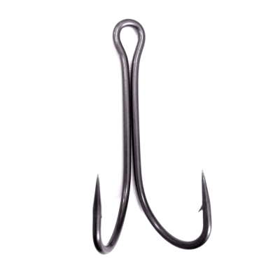 Крючки двойники Vanfook DW-42B Long Shank Stealth Black #2/0
